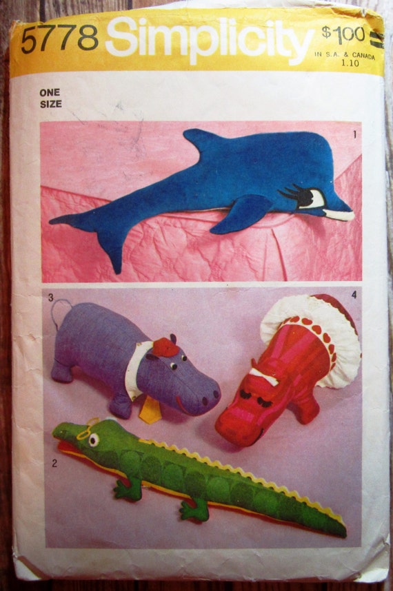 vintage stuffed animals 1970's