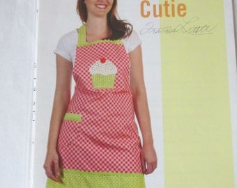 Apron pattern Cupcake Cutie by Cotton Ginnys one size fits all full apron