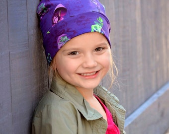 Messy Bun hat - Messy bun beanie - Messy hair hat - Pony tail hat - Winter Hat - Sea Swirl - Active Wear - Trendy - Running Gear