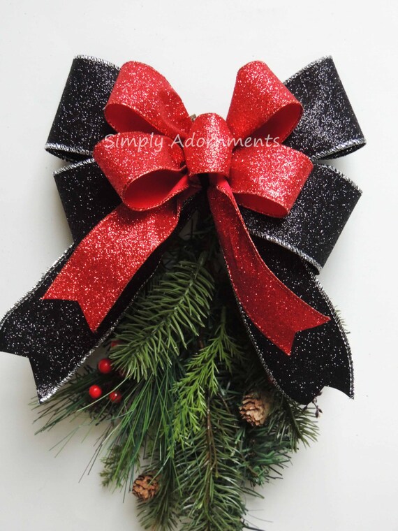 items similar to metallic red black bow red black items similar to metallic red black bow red black