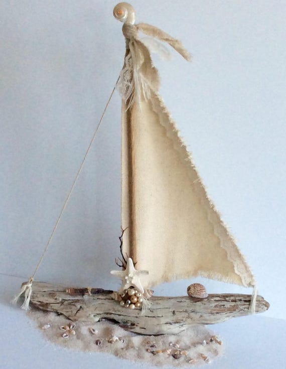 Items similar to Driftwood Sailboat on Etsy