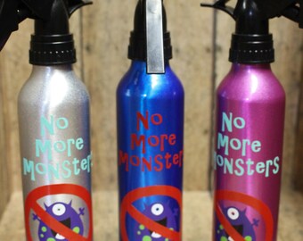 No more monsters spray bottles