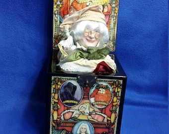 Enesco Scrooge Limited Edition Musical Jack in the Box