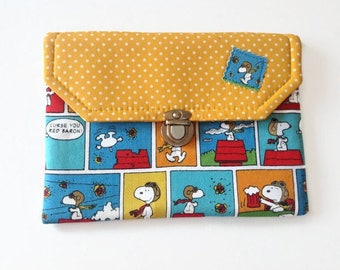Snoopy Comics Ipad Mini Case, Peanuts Tablet Cover, Snoopy Flying Ace E-Reader