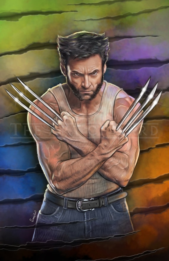 Wolverine Hugh Jackman 11X17 Artist's Print