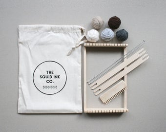 Weaving Loom Kit + Neutral Wools