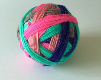 SALE - Ready to Ship: Holiday Hangover - Hand Dyed Self-Striping SPORT Yarn
