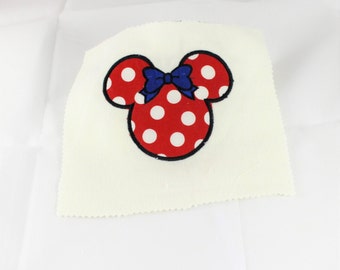 Applique Minnie Mouse Design - Digital Minnie Mouse - Minnie Mouse Applique Design - Embroidery Design - Instant Download