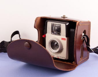 Kodak Brownie Starlet Camera - Vintage Camera - Kodak Camera - Collectible Camera - Leather Case