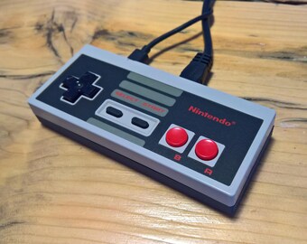 RetroPiePad - Modified working Nintendo NES controller housing raspberrypi zero with Retropie installed - Gameboy, Sega, Atari, SNES, Mario