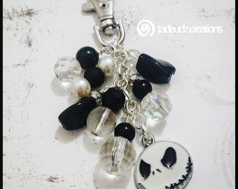 NBC Inspired Jack Skellington Bag Charm