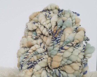 Merino Wool Yarn, Hand Dyed Yarn, Hand Spun Yarn, Beehive Yarn, Wool Art, Sculptural Yarn, Art Yarn, Giant Yarn. Thick and Thin Yarn, Soft