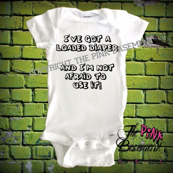 loaded diaper tshirt