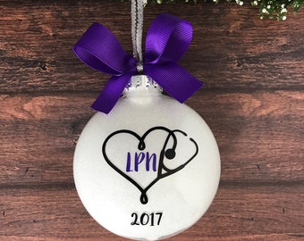 Nurse Ornament, LPN Gift, Nursing Graduation Gift, Nurse Graduation, Nurse Gift Ideas, Nursing Gifts, Thank You Nurse, Nursing Student Gifts