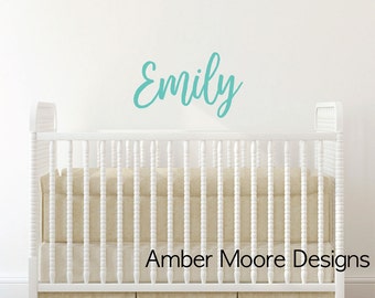 Personalized Childrens Wall Decal - Girls Name Wall Decal - Nursery Wall Decal - Personalized Name Decal - Vinyl Wall Decal - Girls Name