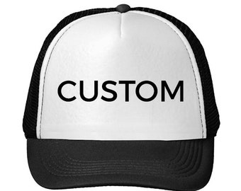 CUSTOM TRUCKER HATS Single Colors l Additional Colors Price May Vary
