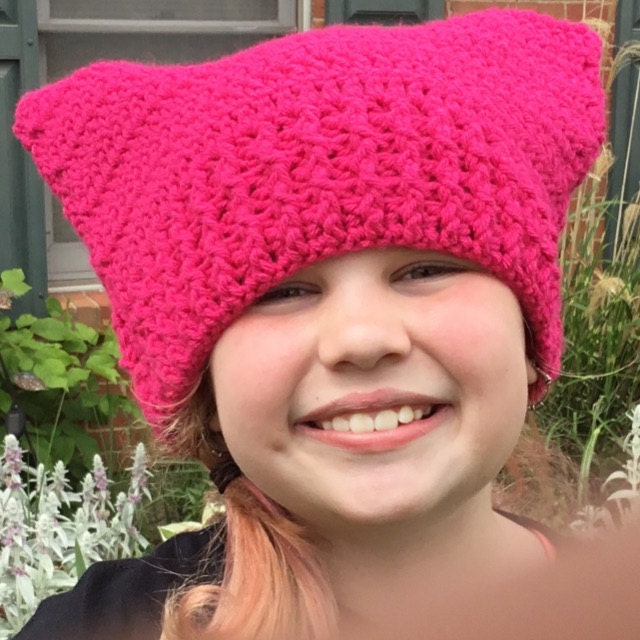 Limited Sale Pink Pussycat HatWomen S March Hat Pink