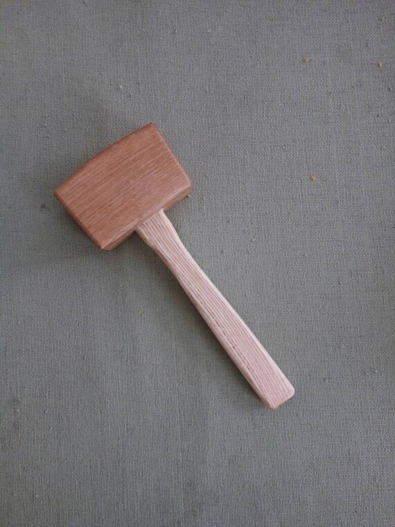 Wooden mallet carving mallet carpenters mallet Medium size.
