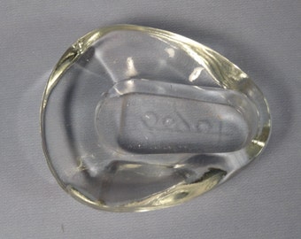 RELAX Glass Bedpan Paperweight Jones Metal Products Company