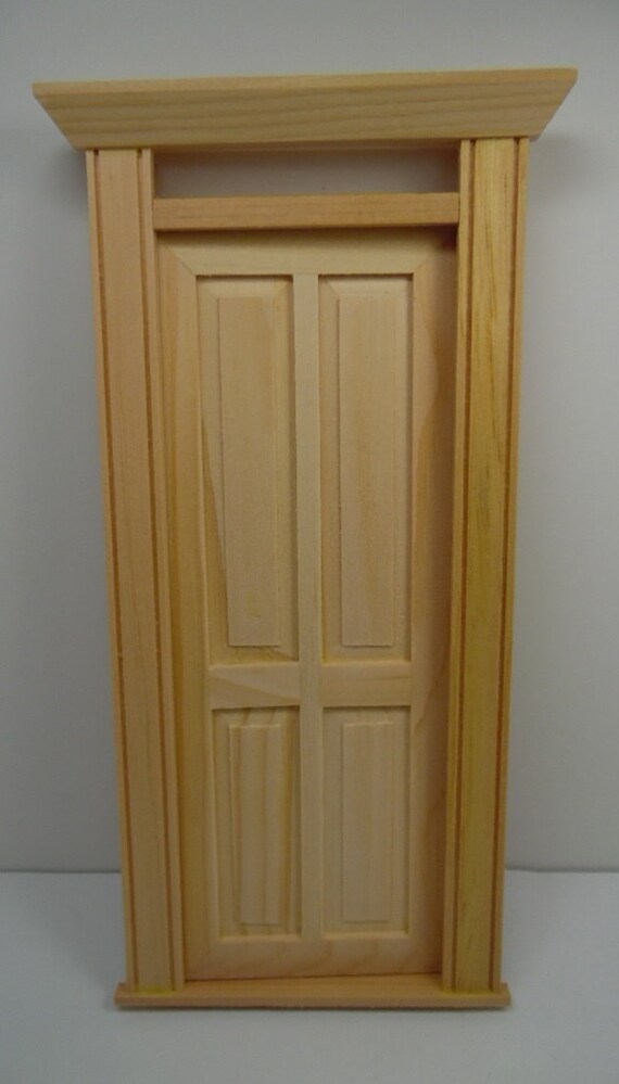 Dollhouse Miniature Exterior Door TIM905