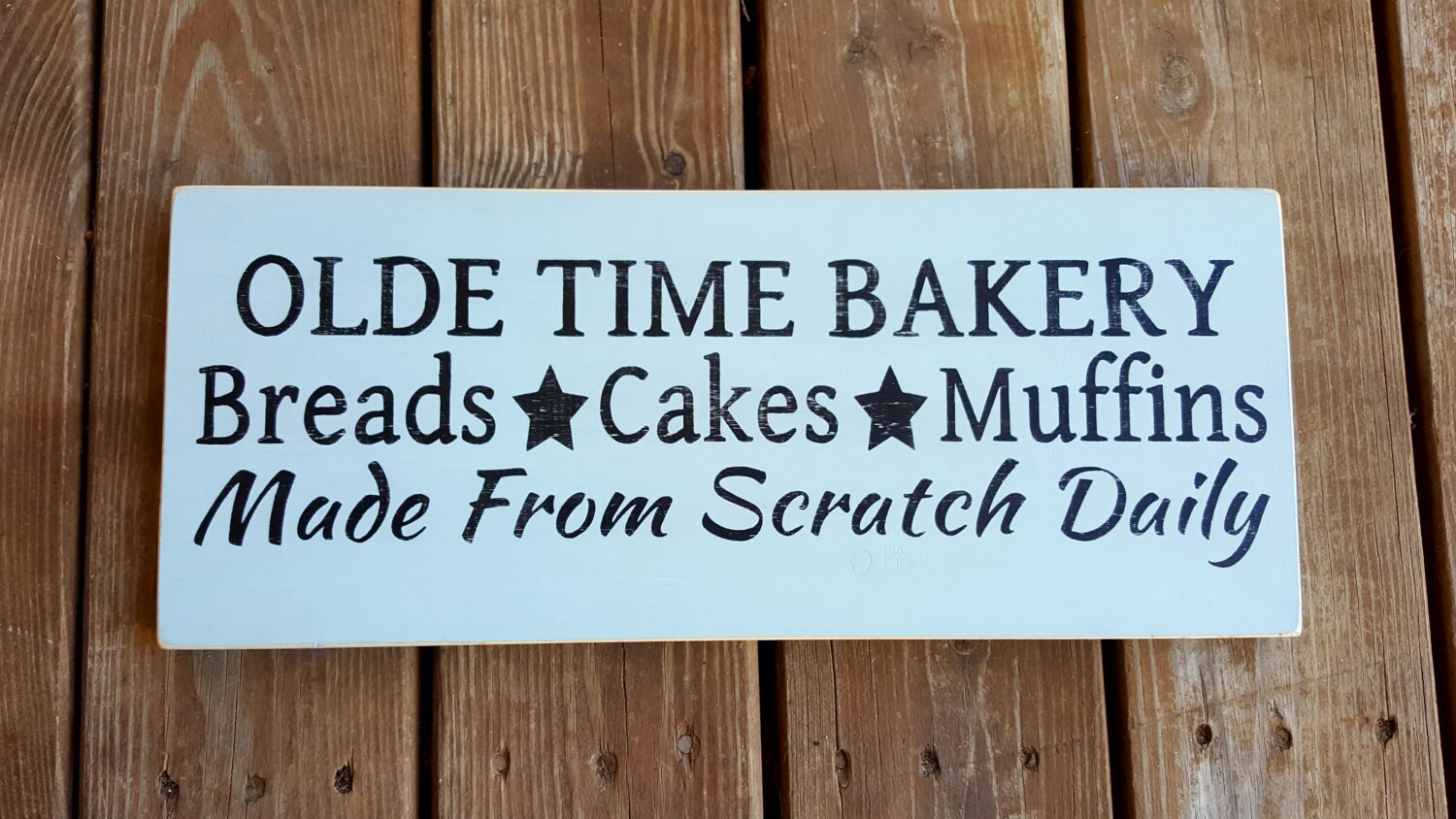 Rustic Old Time Bakery Wood Sign by TheOldRustyCoop on Etsy