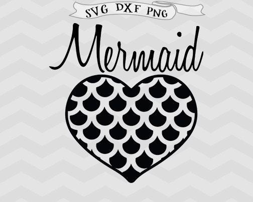 Download Mermaid svg Heart svg Mermaid at heart svg Valentine svg files
