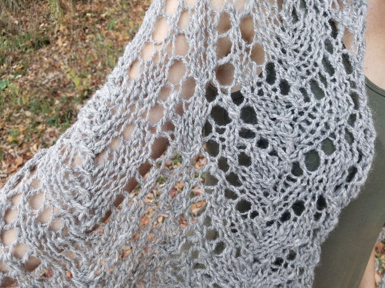 I made dis. (From shearing to finished wrap.)
