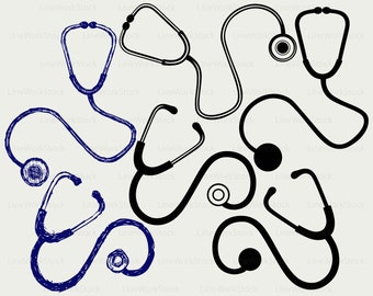 Stethoscope svg,stethoscope clipart,stethoscope svg,stethoscope silhouette,cricut cut files,clip art,digital download designs,svg,dxf