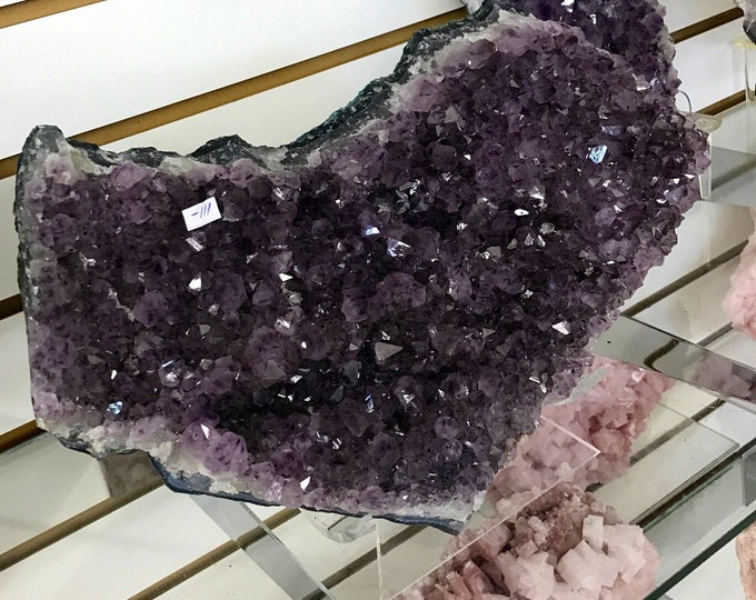 Amethyst Cluster 13 inch X 8 inch!! Amethyst Crystal from Brazil- Amethyst \ Raw Amethyst \ Amethyst Crystal \ Crystal \ Purple Crystal