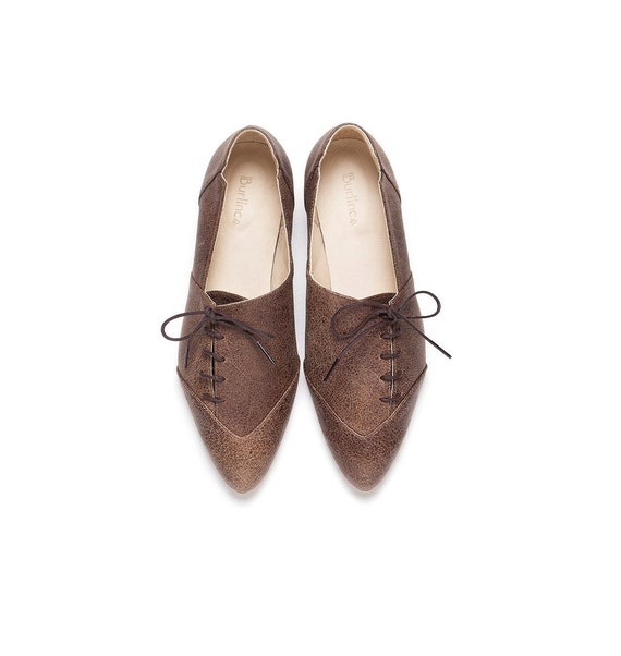 Brown oxford shoes women brown shoes brown tie shoes