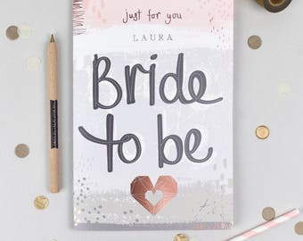 Personalised Hen party guest book. Foil detail. Hen Party gift. Hen Party Guest Book. Bridal Shower Guest Book. UK Seller