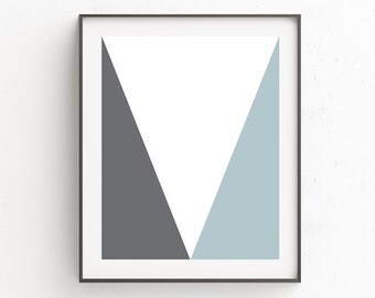 Nordic Print Design | Master Bedroom Decor | Minimal Poster Art
