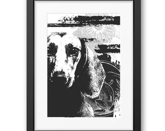 Dachshund wall art | Etsy