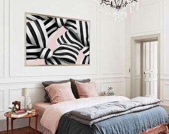 Blush Feminine Art Print | Chic Feminine Art Print | Modern Abstract Print | Chic Minimalist Art Print | Modern Art Print Chic Stylish print