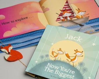 Now You're The Biggest Personalised Children's Book | Baby Brother | Baby Sister | Big Brother | Big Sister | Older Sibling Book