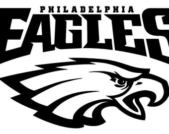 Philadelphia eagles decal | Etsy