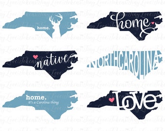North Carolina Life Design (.svg/.dxf/.eps/.pdf/.jpeg)