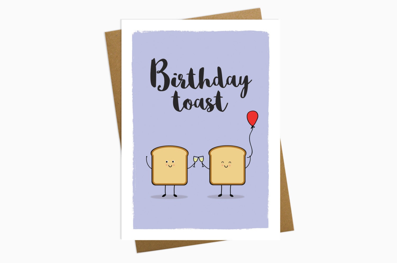  Birthday Toast Greetings card Birthday Card Birthday 