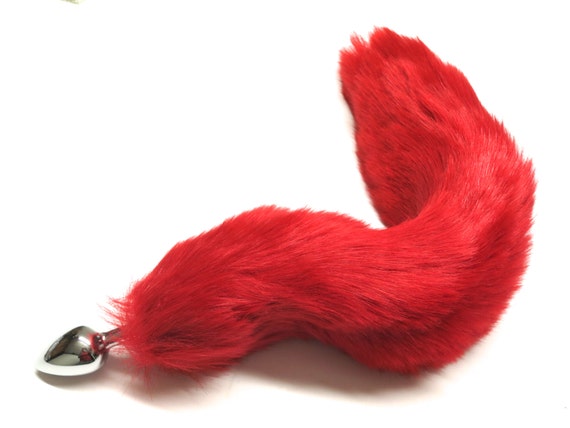 Fetish Animal Fox Tail Stylish Butt Plug Dildo Sex Toy Or