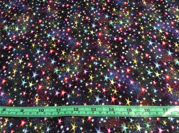 Timeless Treasure Space stars fabric by the half yard