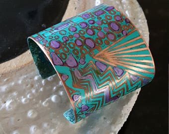 Patina Copper Cuff