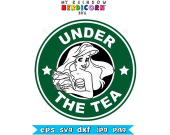 Free Free 258 Little Mermaid Starbucks Cup Svg SVG PNG EPS DXF File