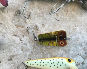 Heddon Tiny Stingaree Lure in Perch Scale Excellent!