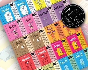 Kids Essential Oil Roller labels (Includes 20 labels) – for Young Living or doTERRA