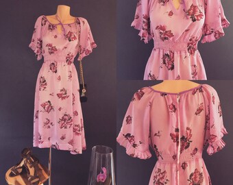 Vintage purple summer dress