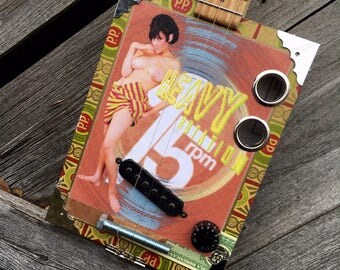 Heavy Rotation 45 RPM Cigar Box Guitar