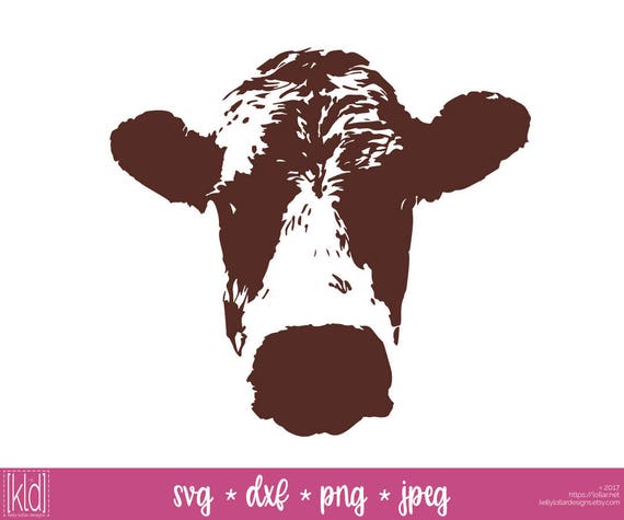 Download 2 Cow Head svg designs | Cow SVG Files | Farm Animal svg ...