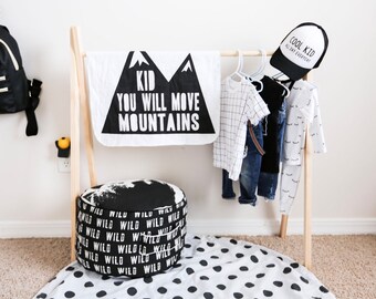 Clothing Rack, Kids clothing rack, Clothing display, Wooden clothing Rack, A-frame clothing rack, handmade clothing rack, hanging rack, kids