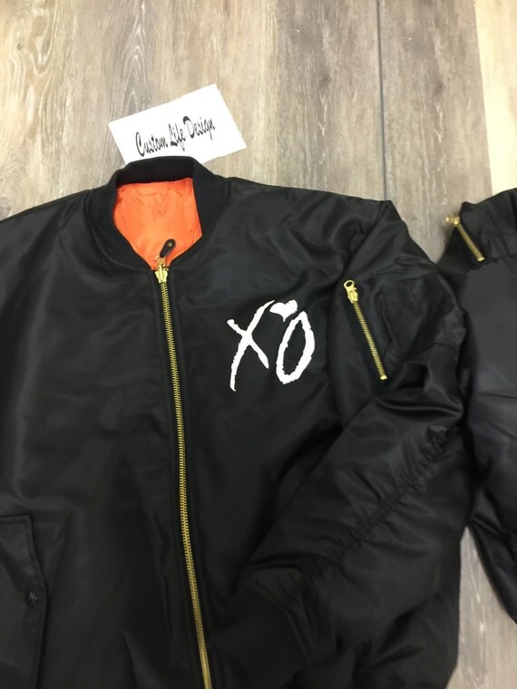 The Weeknd Starboy Ma1 Bomber Jacket Pop UP by CustomLifeDesign