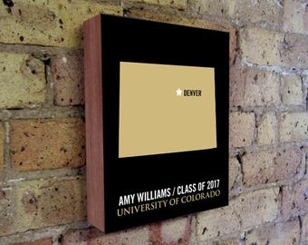 University of Colorado - Colorado Buffaloes - University of Colorado Boulder - Colorado Gifts - College Graduation Gift